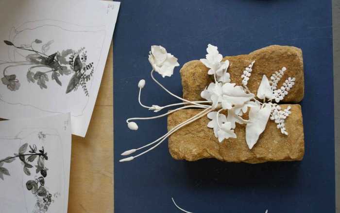 bricks art installation